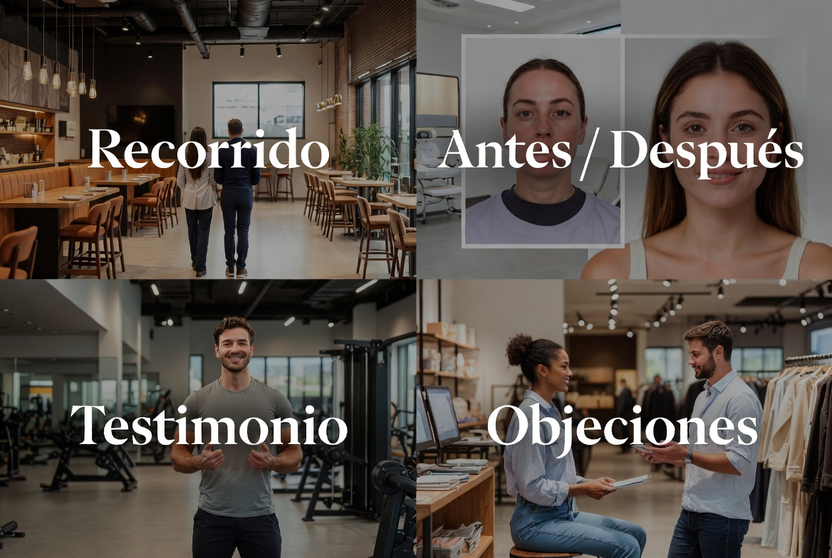 UGC formats for restaurants clinics gyms and local retail